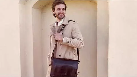 Black Leather Messenger Bag – The Stranger | Time Resistance Official Video