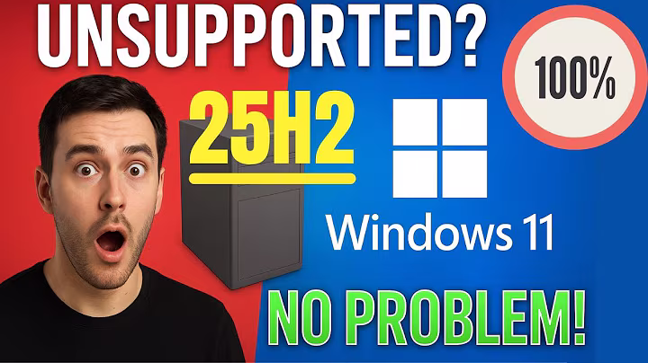 How to Install Windows 11 25H2 on Unsupported PC | Easy Upgrade Method (No TPM / CPU Bypass)