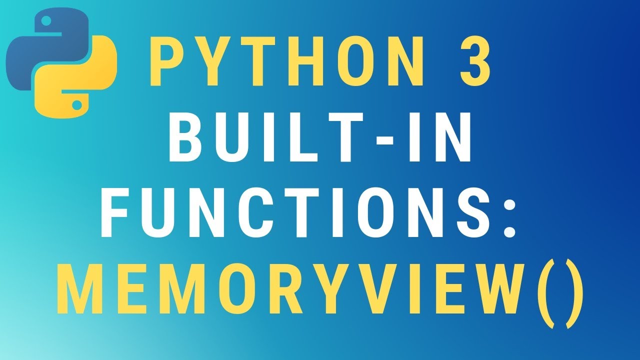 Python Memoryview