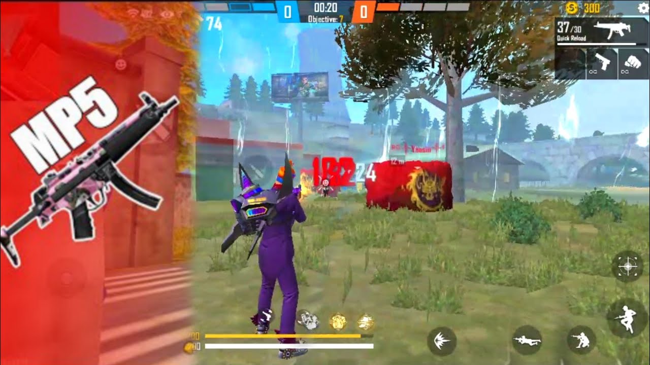 HOW TO FREE FIRE MP5 DRAG HEADSHOT TRICK FREE FIRE NEW PRO TIPS