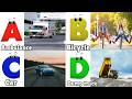 Vehicles Alphabet Song for kids | Vehicle ABC Song | Phonics for Kids | Alphabet Letters, Baby