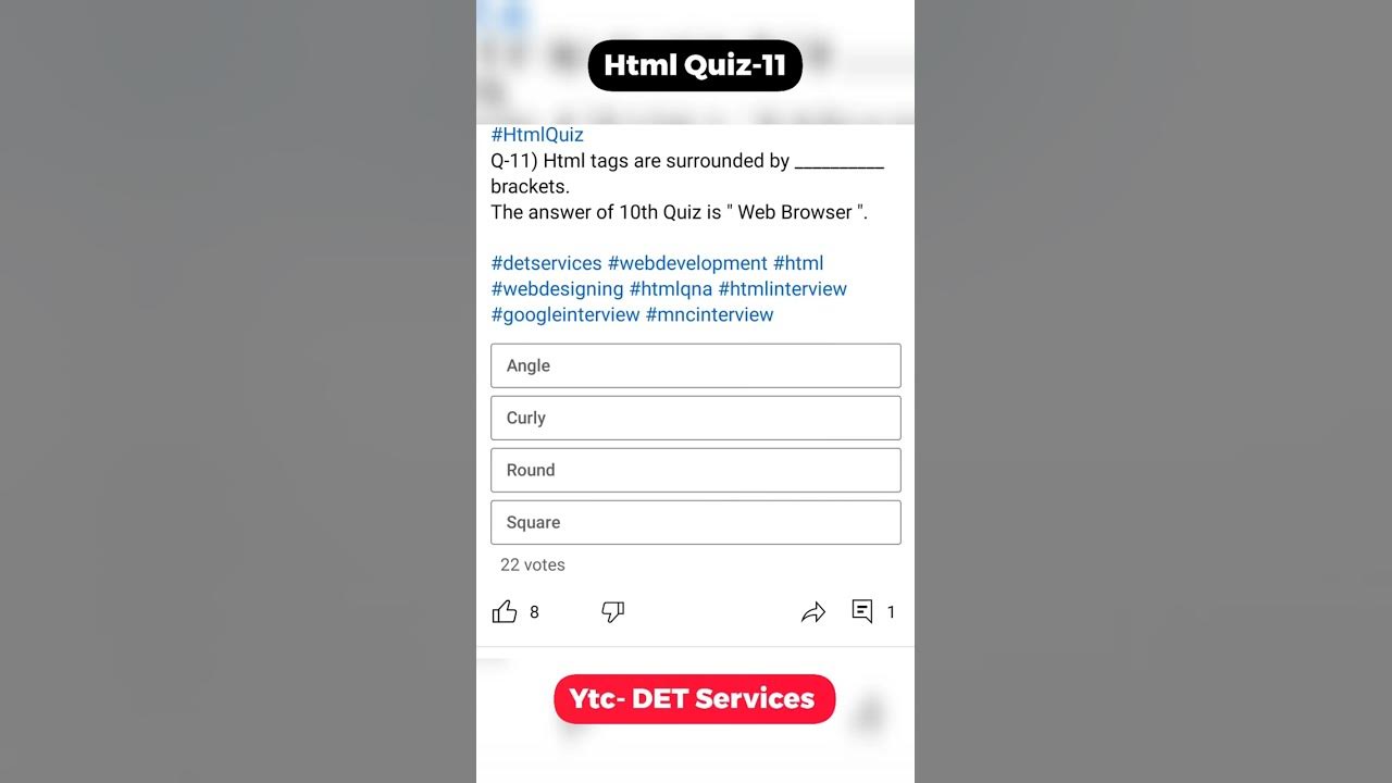 Html tags are surrounded by brackets shorts viral shortsvideo