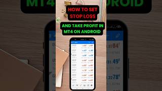 MT4 Android Tutorial: How to Set Stop Loss and Take Profit #MT4Tutorial #TakeProfit #StopLoss screenshot 4