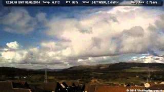 3 March 2014 - Weathercam Timelapse - Fifeweather.co.uk
