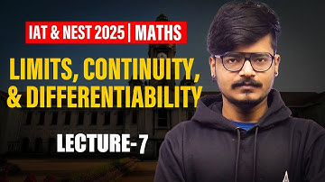 IAT & NEST 2025 | Live Maths Lecture 7 | IISc, IISER, NISER Prep 🔥 SciAstra Rescue Series