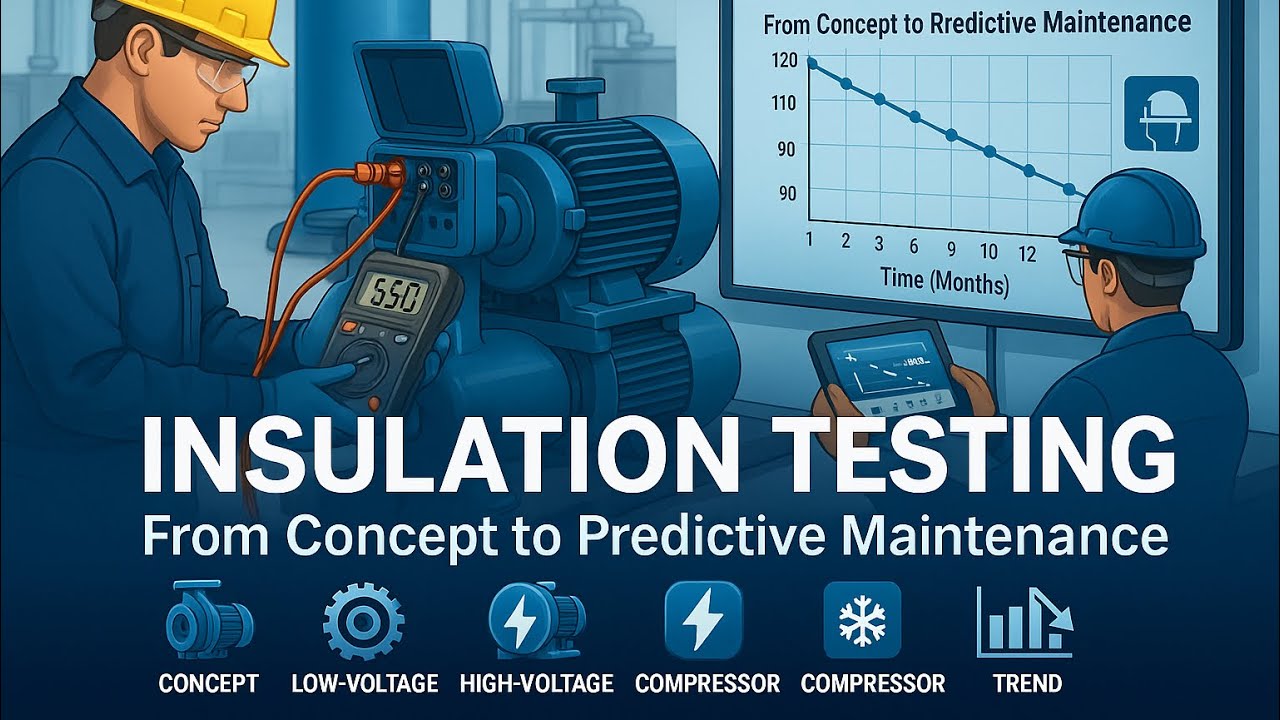 INSULATION TESTING for Motors & Compressors | Step for Megger Test Explained Low-Voltage to 11 kV