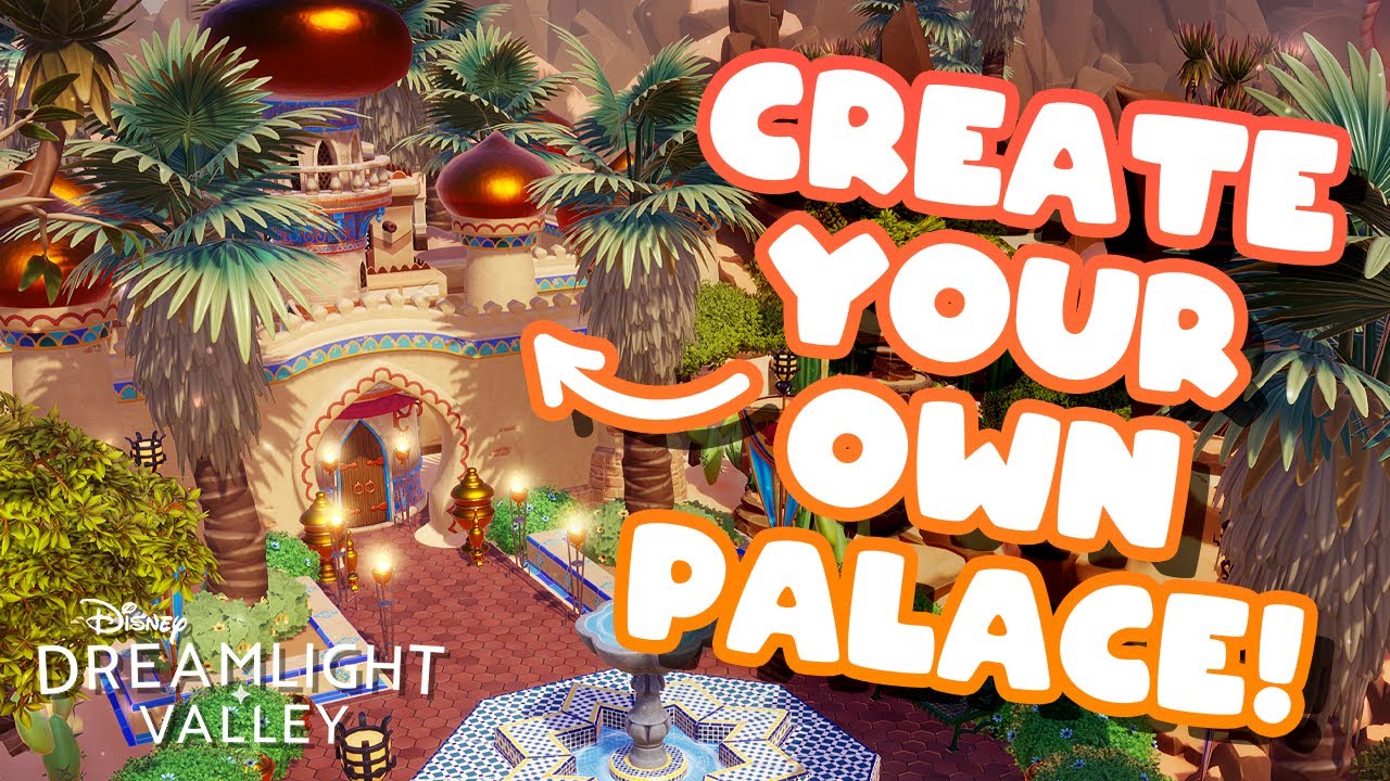 Game-Changing Agrabah Walls! Build the Ultimate Palace Courtyard with Me | Disney Dreamlight Valley