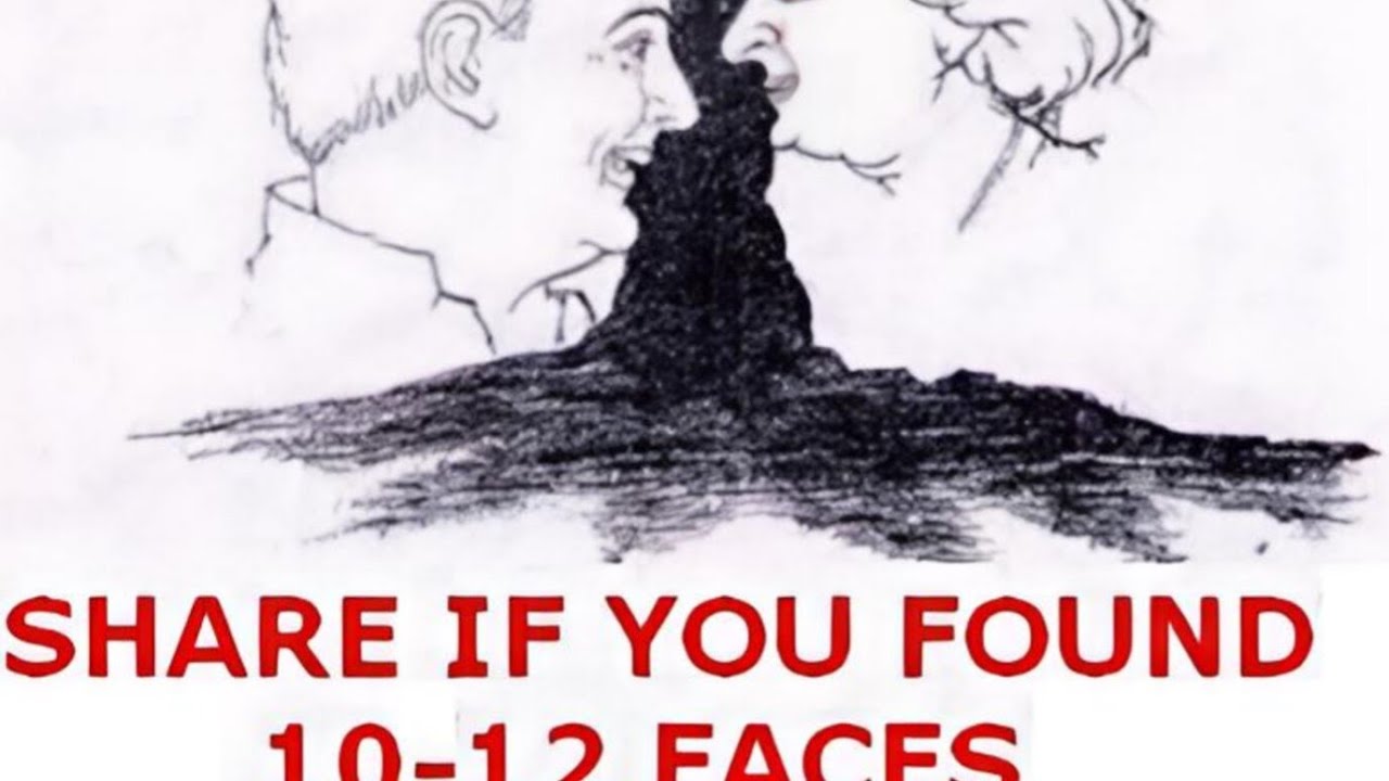 99% FAIL This Genius Test How Many Faces Do You See? (Only 1% Get It Right!)