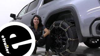 DIY Install: Titan Chain Alloy Snow Chains w/ Cams for Wide Base Tires on your 2023 GMC Sierra 1500