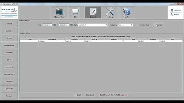 Inward  Outward & Return Report of Items