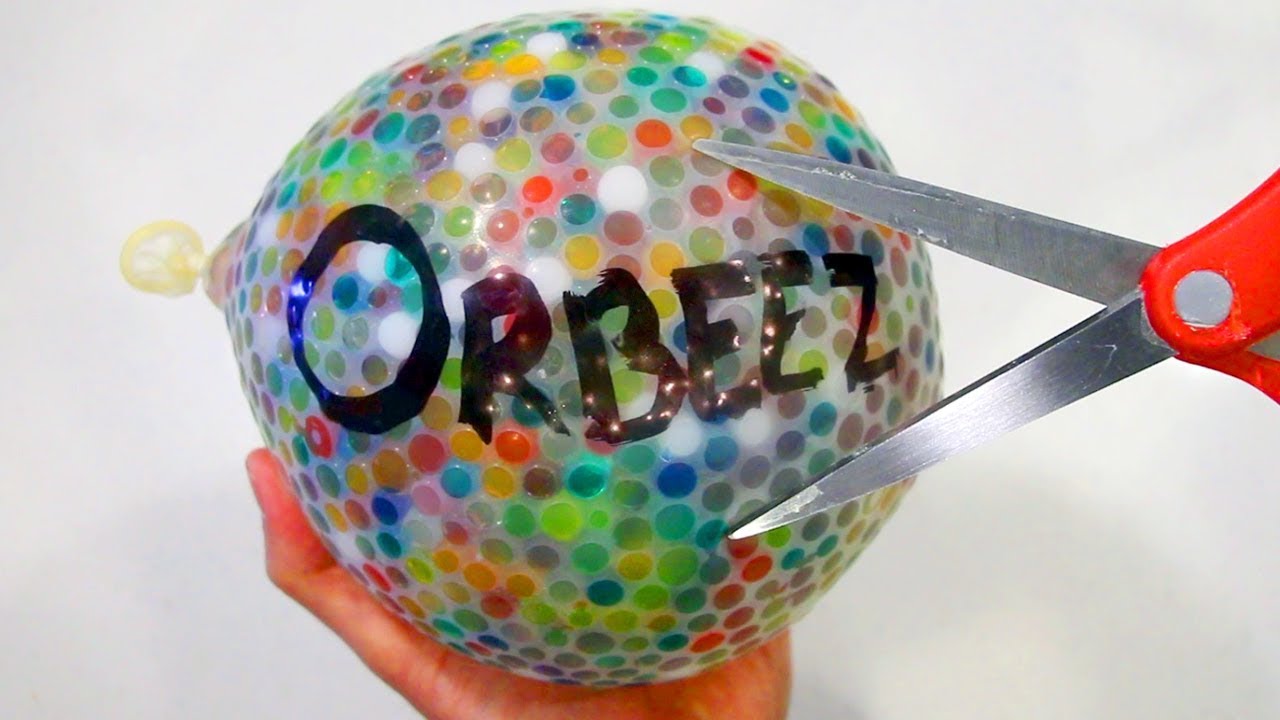 Colorful Bubble Orbeez Slime Balloons DIY