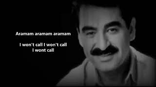 İbrahim Tatlıses– Aramam Turkish to English lyrics şarkı sözü chords