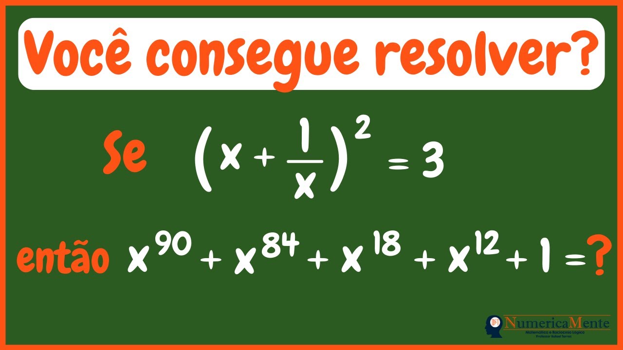 😱 MATEMÁTICA | Você consegue resolver essa expressão algébrica?