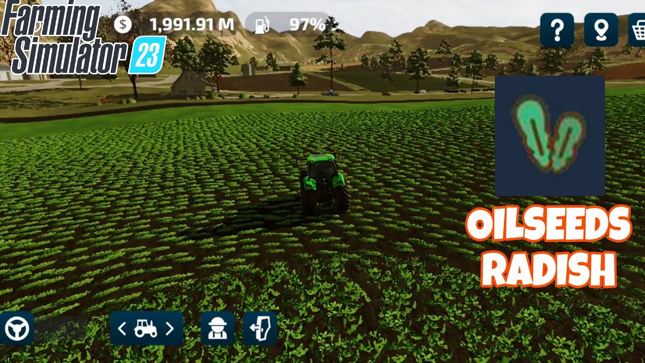 "OILSEEDS RADISHES" / How to fartilize field 100% in Fs 23