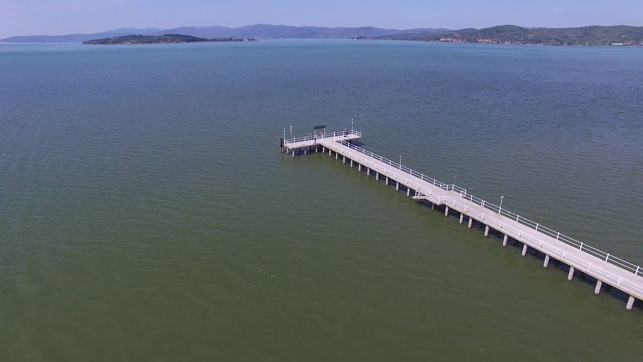 Lago Trasimeno in 4k con drone