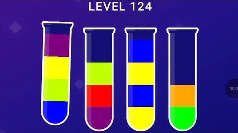 Water Sort Club Level 124-125-126 Walkthrough Gameplay Android,iOS 