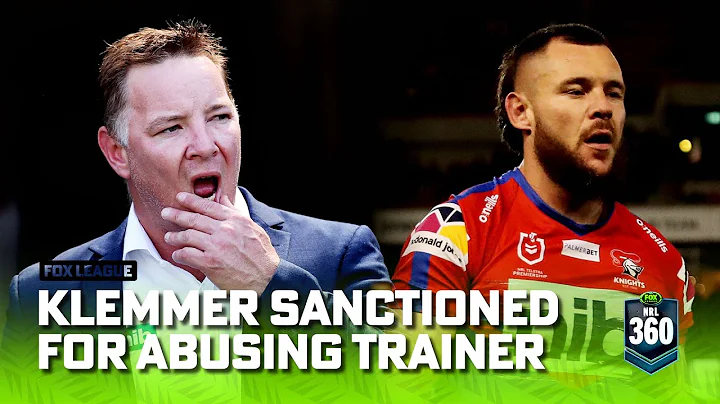 Klemmer sanctioned for abusing trainer & O'Brien r...