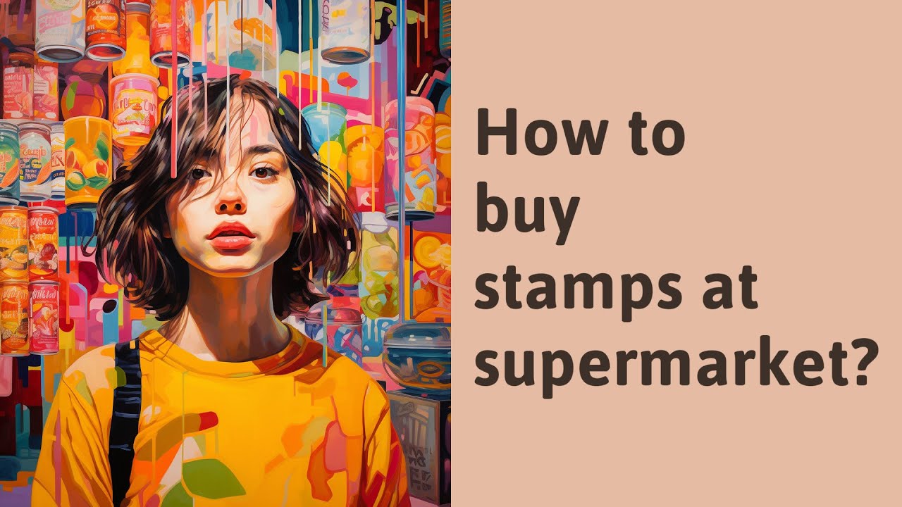 How to buy stamps at supermarket? YouTube
