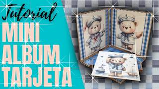 MINI ALBUM TARJETA TUTORIAL DE SCRAPBOOK @victoraugustozapata