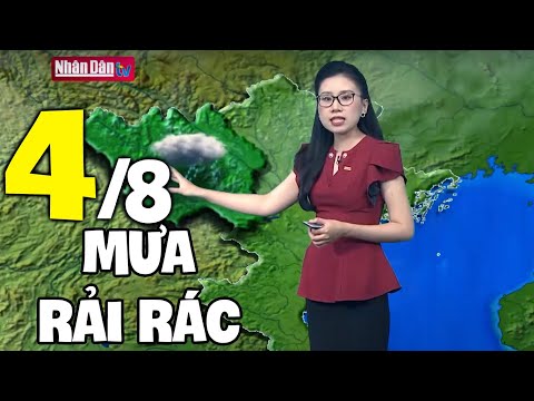 Video Dự báo thời tiết hôm nay và ngày mai 4/8 | Dự báo thời... - youtube