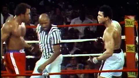George Foreman vs Muhammad Ali - Oct. 30, 1974  - Entire fight - Rounds 1 - 8 & Interview