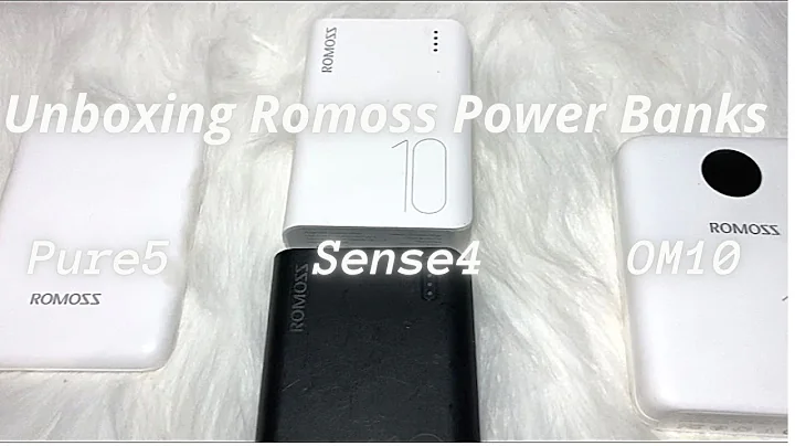 Unboxing ROMOSS Power Banks Pure5|Sense4|OM10      | LOVER OF THINGS ZA | SOUTH AFRICAN YOUTUBER