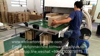 Carton partition assembler inserting machine