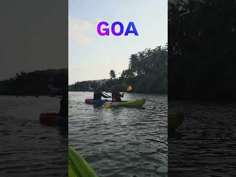 Kayaking at Goa near Baga Beach #gearupjourneys #travel #goprolifestyle #bike #motovlog