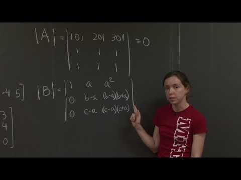 Properties of Determinants thumbnail