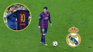 Lionel Messi - All Goals \& Assists vs Real Madrid