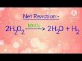 Fantastichow to produce oxygeno2 with hydrogen peroxide  h2o2 and mno2