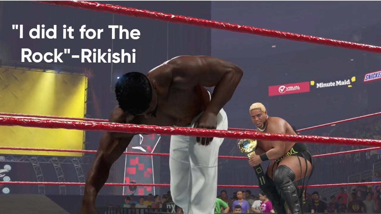 Getting set up for The Great One:Attitude Era Career Mode S2 Episode ...