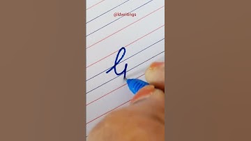 Calligraphy G|Cursive Writing G | Letter G #handwriting #cursivewriting #calligraphy