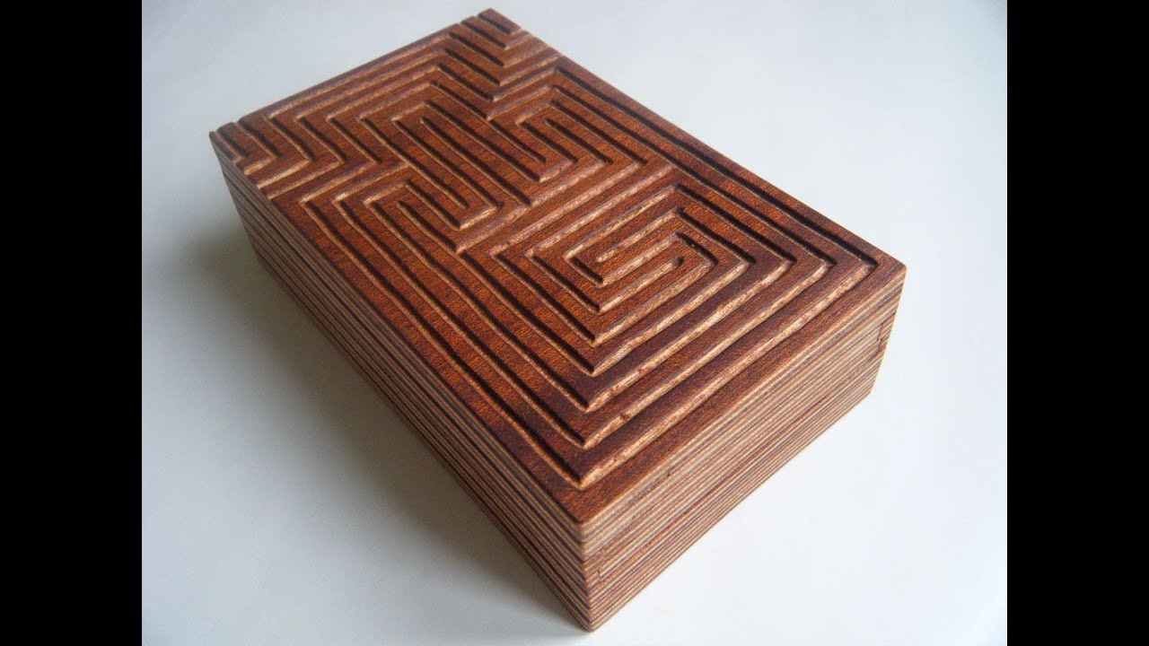 maze puzzle box tutorial - YouTube