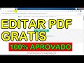 COMO EDITAR ARQUIVOS PDF GRATIS E ONLINE