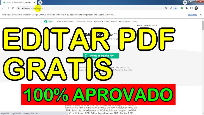 Editar PDF - Editor de PDF grátis direto no seu navegador