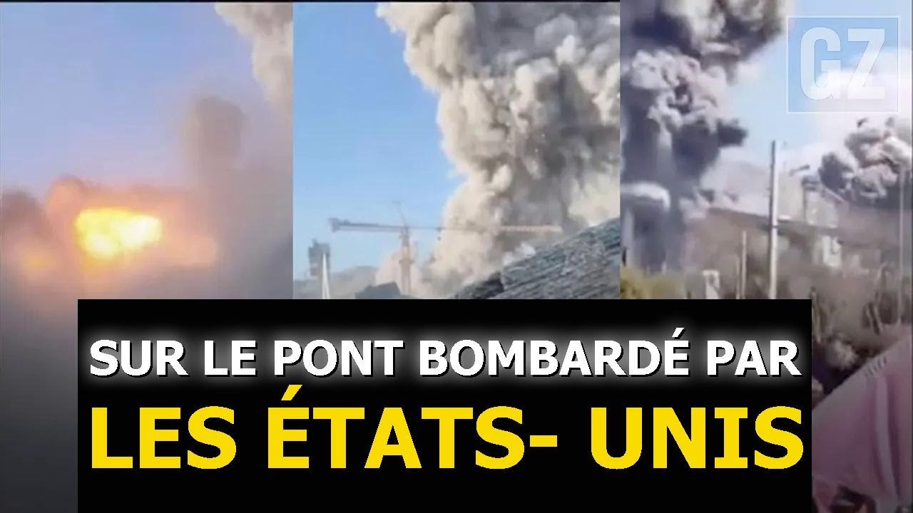 Ce que Wyatt Reed a vu sur le pont B1 bombardé par les États-Unis - YouTube
