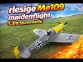 Maidenflight Me109 - F4 | Udo Menke | 3.3m 40kg | DLE 222 B4