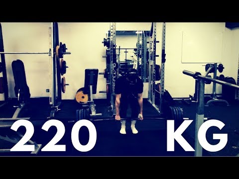 220KG Deadlift @76