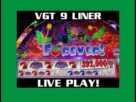 VGT 9 LINES 🍒CRAZY CHERRY FOREVER 🍒LIVE PLAY 💰 MAX BET