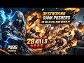28 Kills Solo Vs Squad Pubg Mobile Gameplay|Pubg Mobile Rank Push With 28 Kills 😈