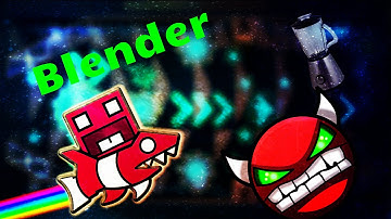 Geometry Dash ~ BLENDER by Codex (3 Coins) (STEAM) New intro By lavafx