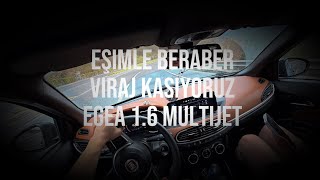 Eşi̇mle Beraber Vi̇raj Kasiyoruz Fiat Egea 1.6 Multi̇jet 130Hp Li̇mi̇ted