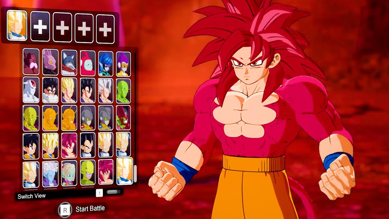 Dragon Ball Sparking Zero - All 208 Characters Select Screen (ALL DLC/FULL ROSTER)