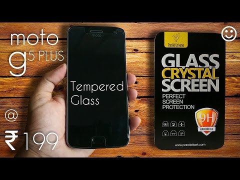 Best Tempered Glass/Screen Protector  for Moto g5 Plus