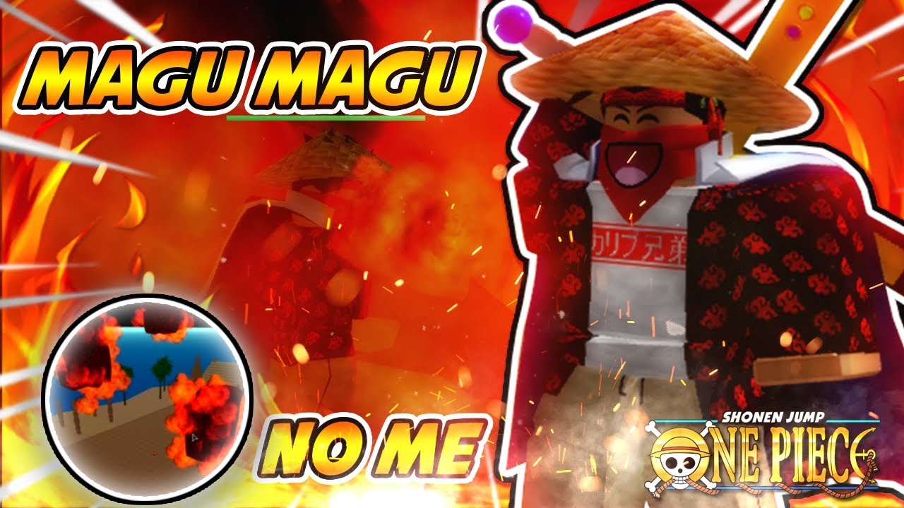 New One Piece Game Magu Magu Magma Devil Fruit Showcase The - blox piece magma showcase