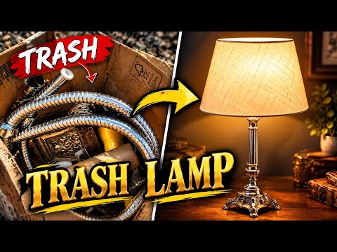 antique brass floor lamp