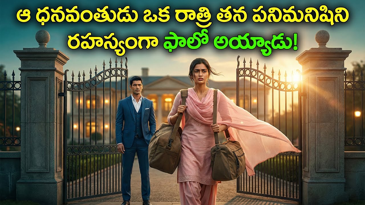 ఆ ధనవంతుడు ఒక రాత్రి తన పనిమనిషిని రహస్యంగా ఫాలో అయ్యాడు, అప్పుడతను ఆ రహస్యాన్ని తెలుసుకున్నాడు!