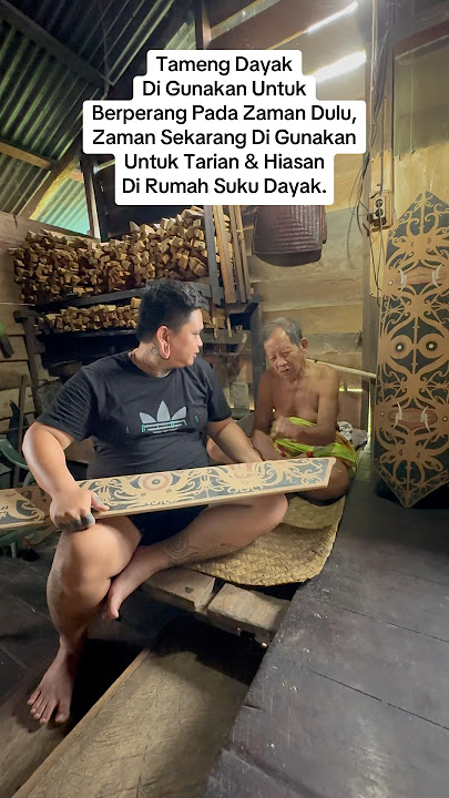 Senjata Perang Di Suku Dayak #dayak #shorts #kalimantan