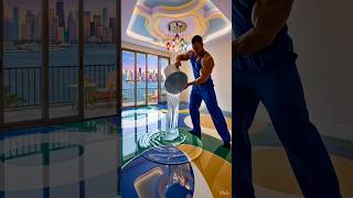 Celebrity THIS FLOOR IS JUST CRAZY😱 Luxury Color Storm Epoxy Floor #epoxyfloor #renovation #interiordesign Profile